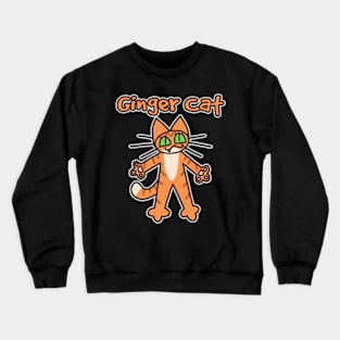 Ginger Cat Crewneck Sweatshirt